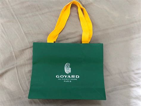 goyard paper bag